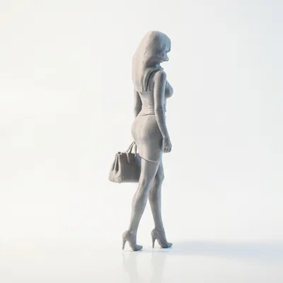 Mô hình tượng người phụ nữ thanh lịch in 3D