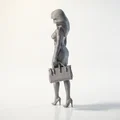 Mô hình tượng người phụ nữ thanh lịch in 3D - Thumbnail 4