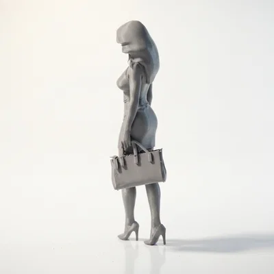 Mô hình tượng người phụ nữ thanh lịch in 3D