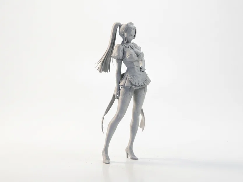 Mô hình cô hầu gái (Maid Figurine) - File in 3D - Image 2