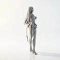 Mô hình cô hầu gái (Maid Figurine) - File in 3D - Thumbnail 3