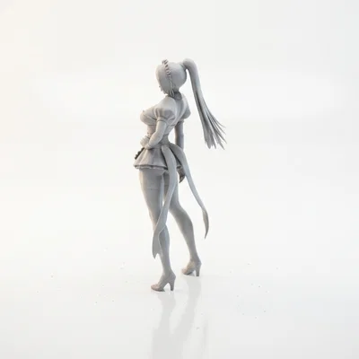 Mô hình cô hầu gái (Maid Figurine) - File in 3D