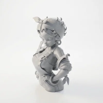 Mô Hình Nhân Vật Nữ Thợ Cơ Khí 3D Printable
