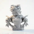 Mô Hình Nhân Vật Nữ Thợ Cơ Khí 3D Printable - Thumbnail 2