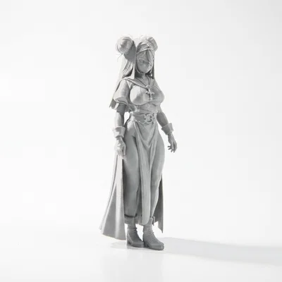 Mô hình nhân vật nữ Anime Nun - File 3D in ấn chi tiết