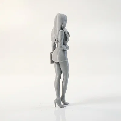 Mô hình 3D Nữ Doanh Nhân - Trang trí văn phòng đẳng cấp