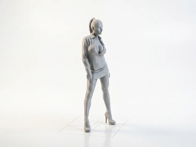 Tượng Nữ Doanh Nhân Chuyên Nghiệp - Mô hình 3D in ấn - Image 2