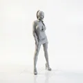 Tượng Nữ Doanh Nhân Chuyên Nghiệp - Mô hình 3D in ấn - Thumbnail 2