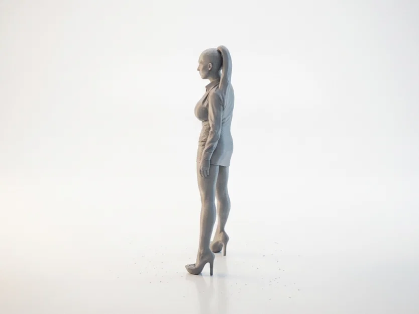 Tượng Nữ Doanh Nhân Chuyên Nghiệp - Mô hình 3D in ấn - Image 4
