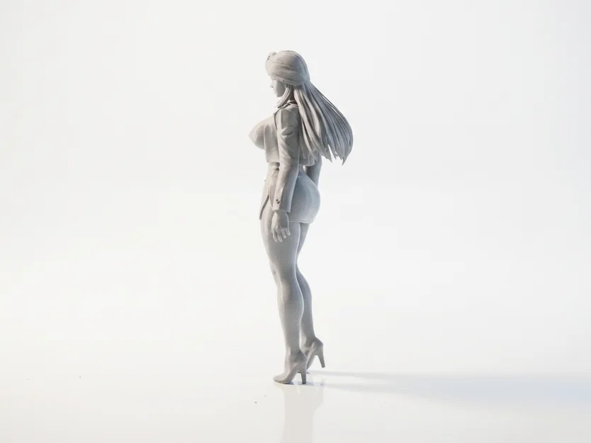 Mô hình nữ doanh nhân chuyên nghiệp dùng để trang trí văn phòng (In 3D) - Image 4
