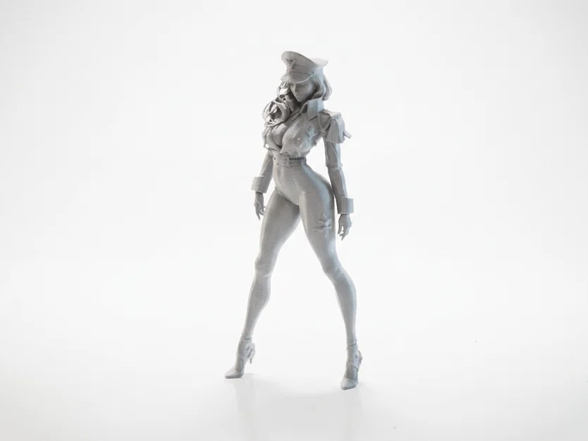 Mô hình Nữ Sĩ quan 3D in ấn tượng - Image 1
