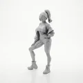 Mô hình 3D nhân vật nữ vận động viên thể thao - Tượng trang trí cực đẹp - Thumbnail 1