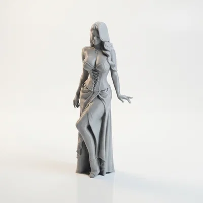 Mô hình 3D Nữ Hoàng Thanh Lịch - Tượng Nữ Trang Trí Bàn Làm Việc