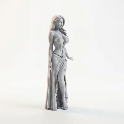Mô hình 3D Nữ Hoàng Thanh Lịch - Tượng Nữ Trang Trí Bàn Làm Việc
