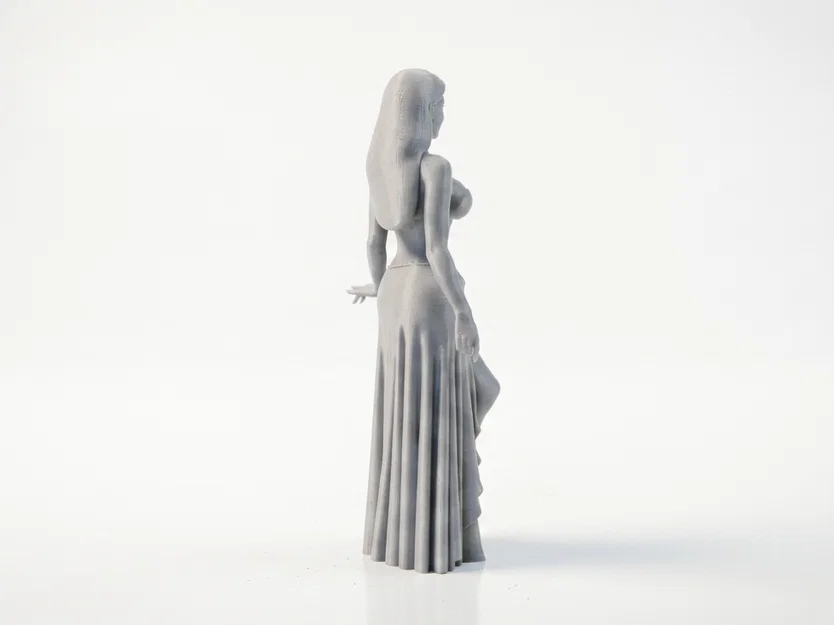 Mô hình 3D Nữ Hoàng Thanh Lịch - Tượng Nữ Trang Trí Bàn Làm Việc - Image 3