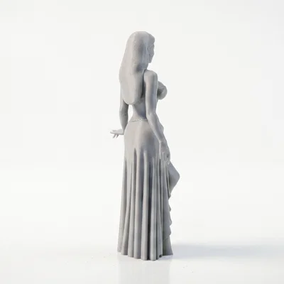 Mô hình 3D Nữ Hoàng Thanh Lịch - Tượng Nữ Trang Trí Bàn Làm Việc