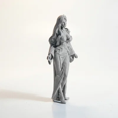 Mô hình 3D Busty Queen - Tượng nữ hoàng quyến rũ