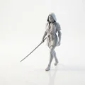Mô hình 3D Nữ Chiến Binh Trùm Mũ Có Thể In Ấn - Thumbnail 1