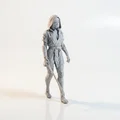 Mô hình 3D Nữ Chiến Binh Trùm Mũ Có Thể In Ấn - Thumbnail 2