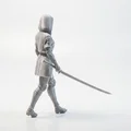 Mô hình 3D Nữ Chiến Binh Trùm Mũ Có Thể In Ấn - Thumbnail 3