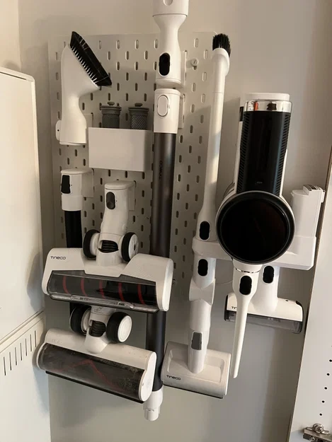Giá treo phụ kiện máy hút bụi Tineco cho bảng IKEA SKÅDIS - Image 1