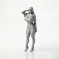 Mô hình tượng nữ quý phái - File in 3D nghệ thuật - Thumbnail 1