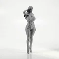 Mô hình tượng nữ quý phái - File in 3D nghệ thuật - Thumbnail 2