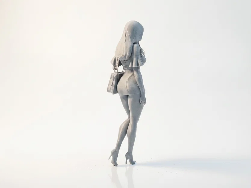 Mô Hình Tượng Nữ Trang Trí Sang Trọng (3D Printable) - Image 3