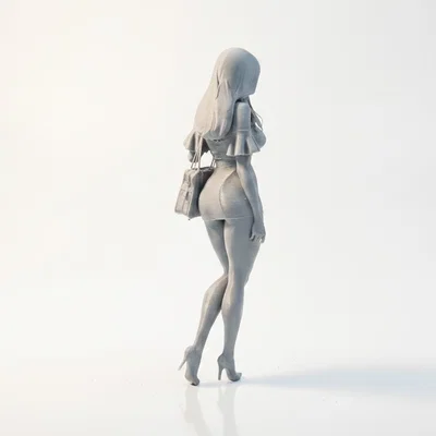 Mô Hình Tượng Nữ Trang Trí Sang Trọng (3D Printable)