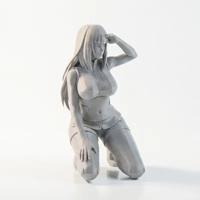 Mô hình tượng nữ nhân ngồi 3D in được (Busty Squatting Lady Figurine)