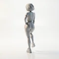 Mô hình 3D in ấn nhân vật nữ vận động viên thể thao ấn tượng - Thumbnail 4