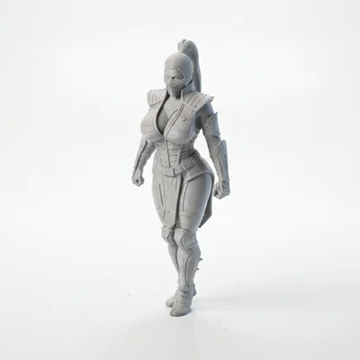 Mô hình 3D Nữ Chiến Binh Subzero - Tượng in 3D tinh xảo