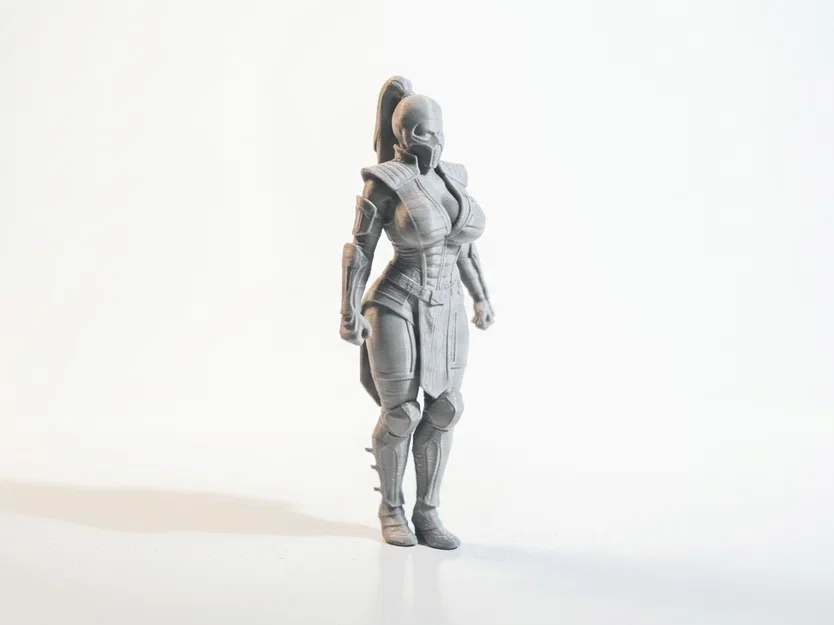 Mô hình 3D Nữ Chiến Binh Subzero - Tượng in 3D tinh xảo - Image 2