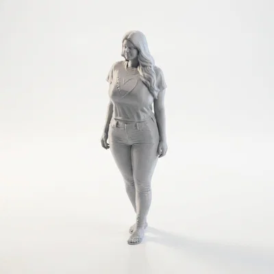 Tượng Cô Gái - Mẫu Mô Hình 3D STL Tinh Tế