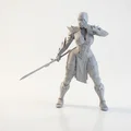 Mô hình 3D Nữ Chiến Binh Mặc Giáp Đầy Ấn Tượng - Thumbnail 1
