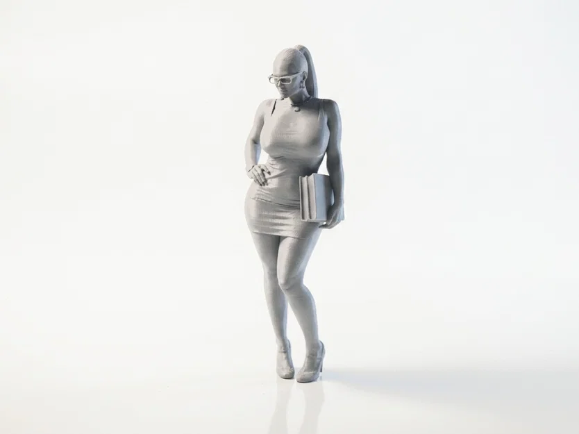 Mô hình tượng Nữ doanh nhân - Tượng nhân vật nữ 3D in ấn chuyên nghiệp - Image 1