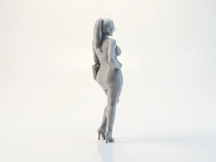 Mô hình tượng Nữ doanh nhân - Tượng nhân vật nữ 3D in ấn chuyên nghiệp - Image 3