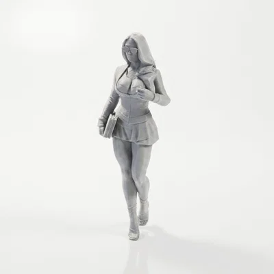 Mô hình Nữ Doanh nhân Chuyên nghiệp - Figurine 3D Printable