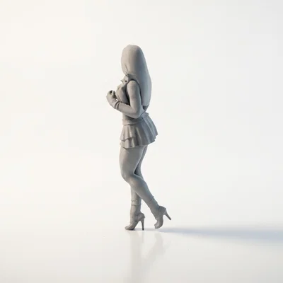 Mô hình Nữ Doanh nhân Chuyên nghiệp - Figurine 3D Printable