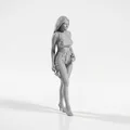 Mô hình tượng nữ Busty Vest Lady in 3D chi tiết sắc nét - Thumbnail 2