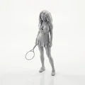 Mô hình nữ vận động viên Tennis in 3D - Thumbnail 1