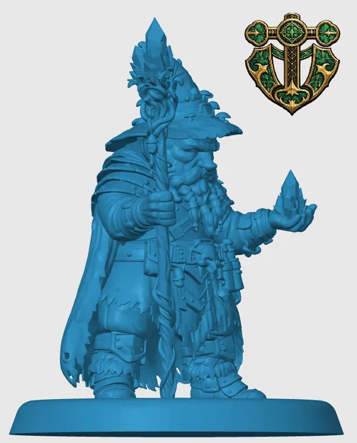 Mô hình Deep Gnome Wizard cho game RPG - Image 2
