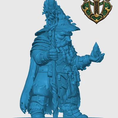 Mô hình Deep Gnome Wizard cho game RPG
