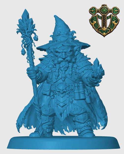 Mô hình Deep Gnome Wizard cho game RPG - Image 3