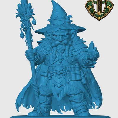 Mô hình Deep Gnome Wizard cho game RPG