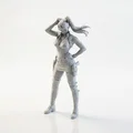Mô hình 3D cô gái tai mèo - Nhân vật nữ in 3D - Thumbnail 1