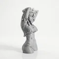 Mô hình 3D Tượng bán thân cô nàng mèo (Cat Girl Bust) - Thumbnail 2