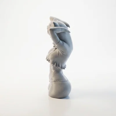 Mô hình 3D Tượng bán thân cô nàng mèo (Cat Girl Bust)