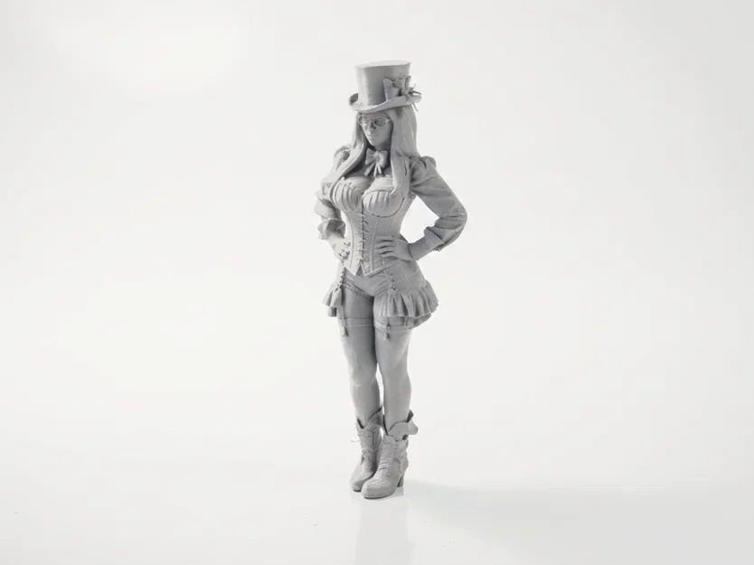 Mô hình 3D Nghệ sĩ gánh xiếc phong cách Victoria (Carnival Girl) - Image 1