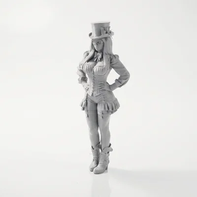 Mô hình 3D Nghệ sĩ gánh xiếc phong cách Victoria (Carnival Girl)